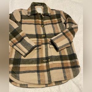 American Eagle flannel sherpa lined shirt/jacket